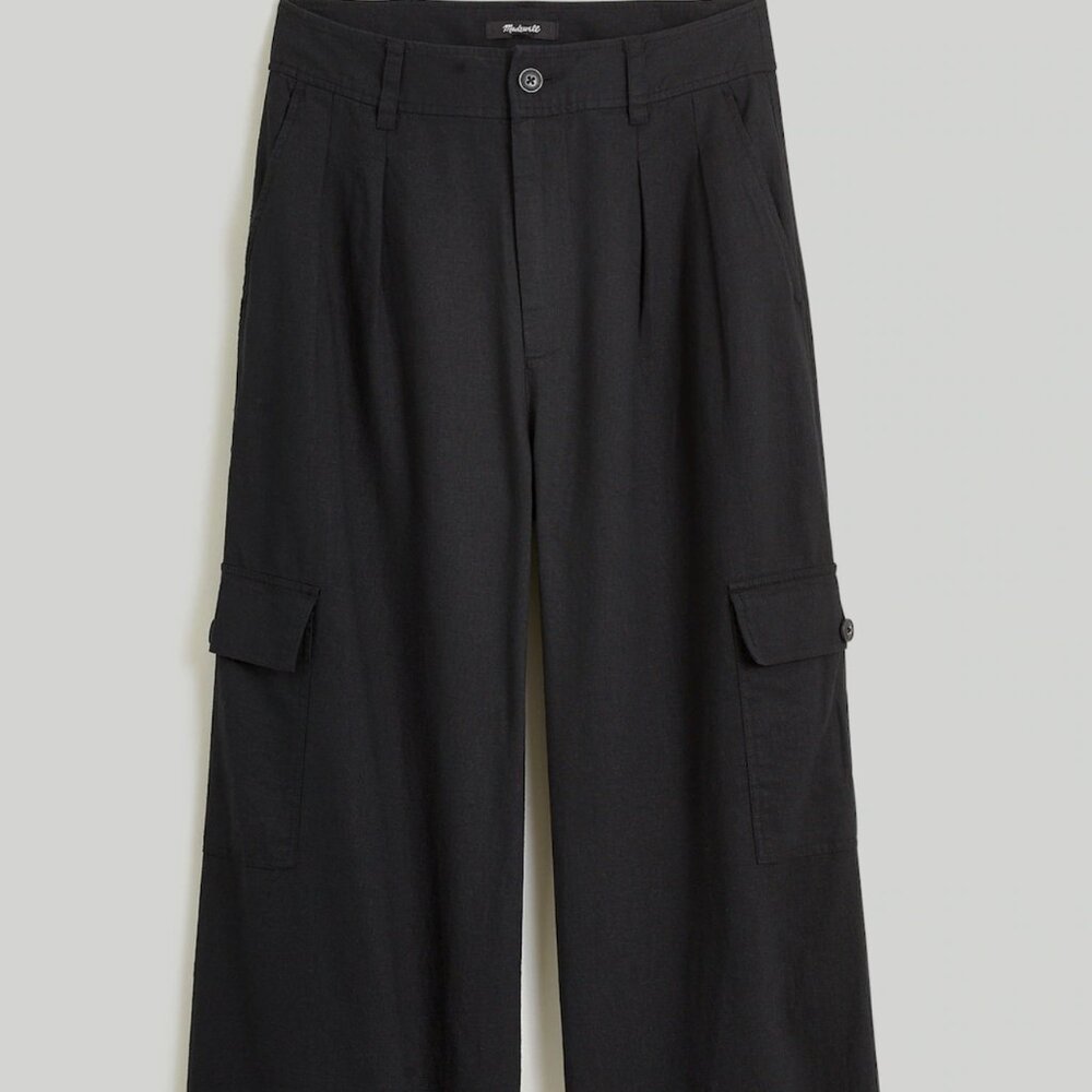 Wide-Leg Cargo Pants